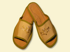 региональные тапочки изделия ортопедическая обувь натуральная кожа Польша